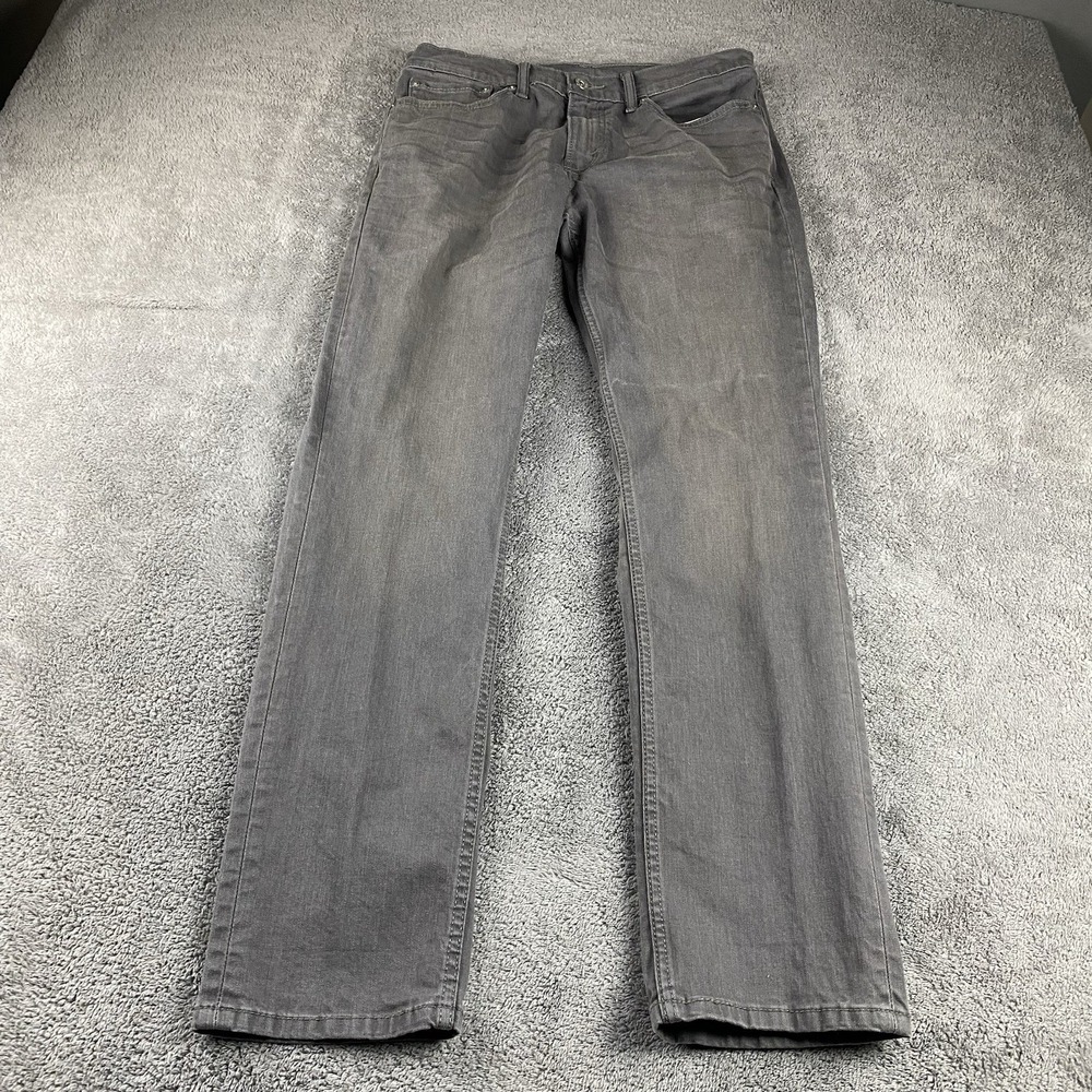 Levis‎ 511 Slim Skinny Fit Jeans Mens 32x32 Gray Low Rise